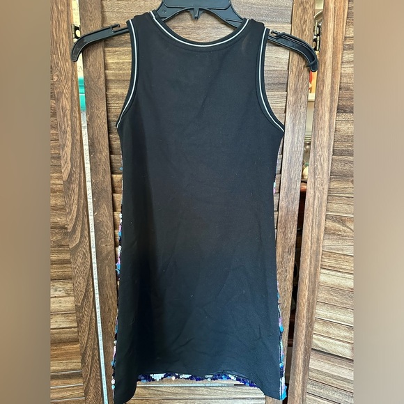 Kid Pik sequin mini holiday flip sequins tank dress - Picture 4 of 7